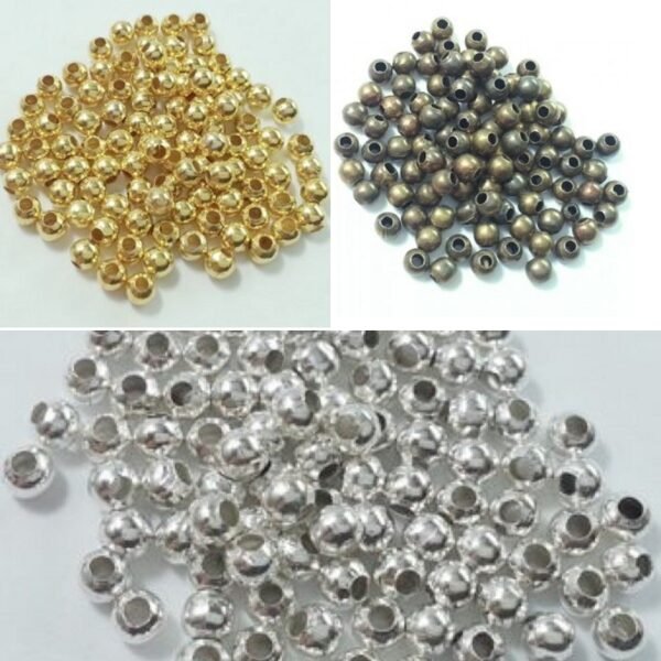Bola metálica 3mm varios colores LOW COST  (100u)