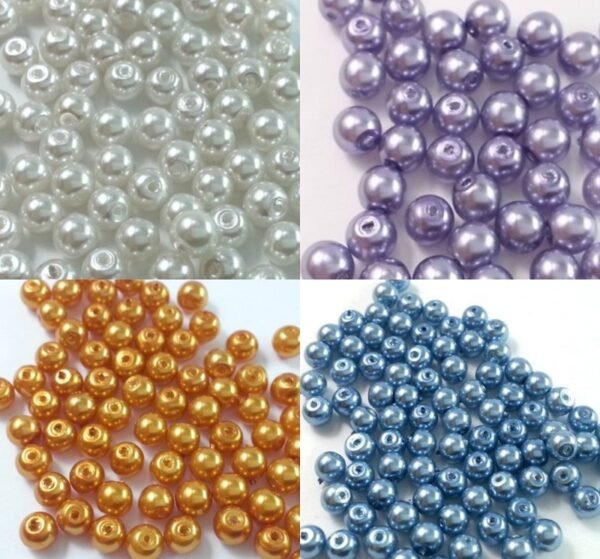 Bolsa de  Perlas lacadas 4mm ( 50 unidades) 16 colores