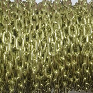 Cadena de aluminio verde manzana 1 metro