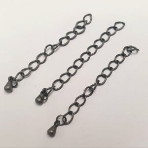 Cadena de extensión plata vieja de 50mm (1u)