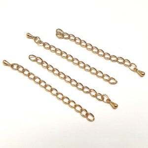Cadena de extensión dorada de 50mm (1u)