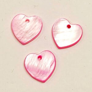 Colgante corazón de Nácar-rosa