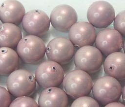 Perlas lacadas 9mm-rosa-satinado