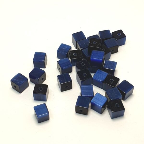 Cubo de 6mm azul marino (10u) - Imagen 2