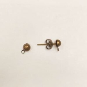 Pendientes calota (4u) Calidad superior-cobre viejo