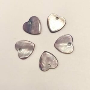 Colgante corazón de Nácar-lila