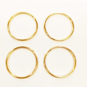 anilla llavero 25mm color dorado